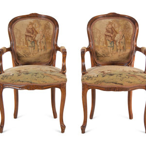 A Pair of Louis XV Style Tapestry 2a65bf