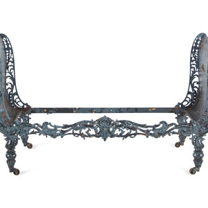 An Empire Style Painted Iron Daybed Early 2a65f8