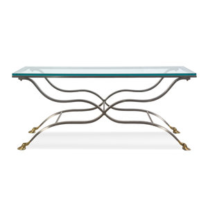 A Steel Cocktail Table in the Style 2a6633