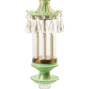 An Opaline Glass Hall Lantern
19th Century
