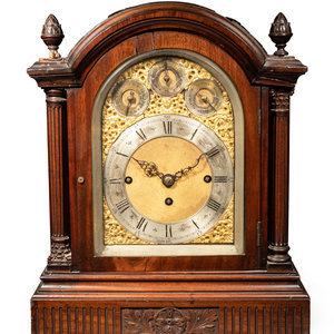 A George III Mahogany Bracket Clock Late 2a66b0