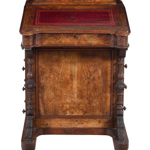A Victorian Walnut Davenport Desk Rose 2a66c8
