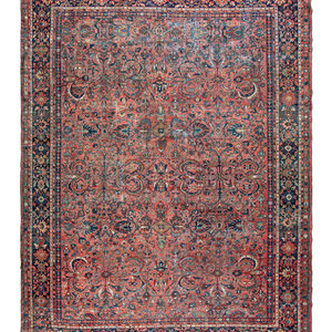 A Sultanabad Wool Rug
Circa 1900
13