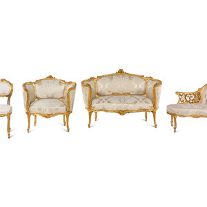 An Assembled Louis XV Style Giltwood 2a672f