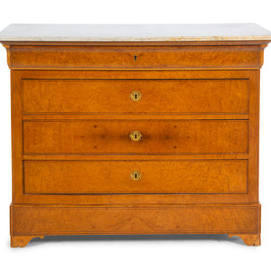 A Louis Philippe Burlwood Marble Top 2a6756