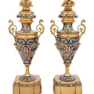 A Pair of French Gilt Bronze and 2a6776