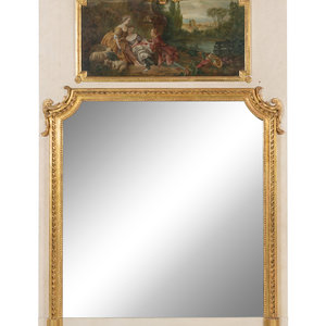 A French Painted and Parcel Gilt 2a6787