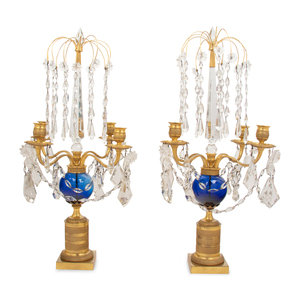 A Pair of Baltic Gilt Bronze Cobalt 2a67de