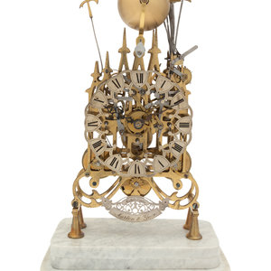 An English Brass Skeleton Clock
Marton