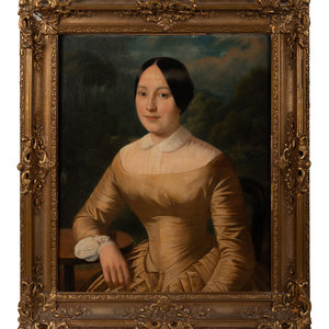 American School 19th Century Portrait 2a68ba