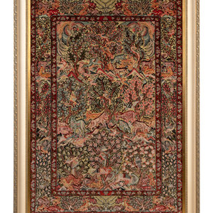 A Hereke or Kayseri Silk Rug Second 2a68cd