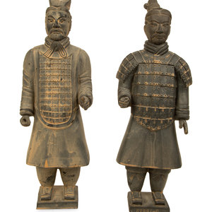 Two Chinese Terracotta Warrior 2a6b05