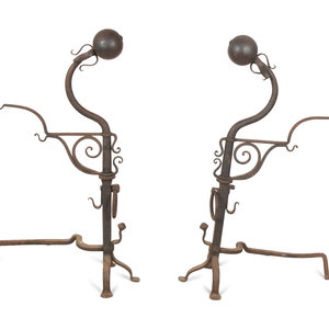 A Pair of Continental Iron Large