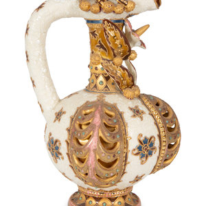 A Continental Polychrome and Gilt-Encrusted