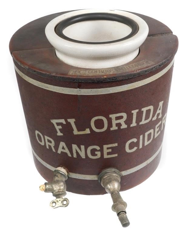 1890S FLORIDA ORANGE CIDER DISPENSERLate