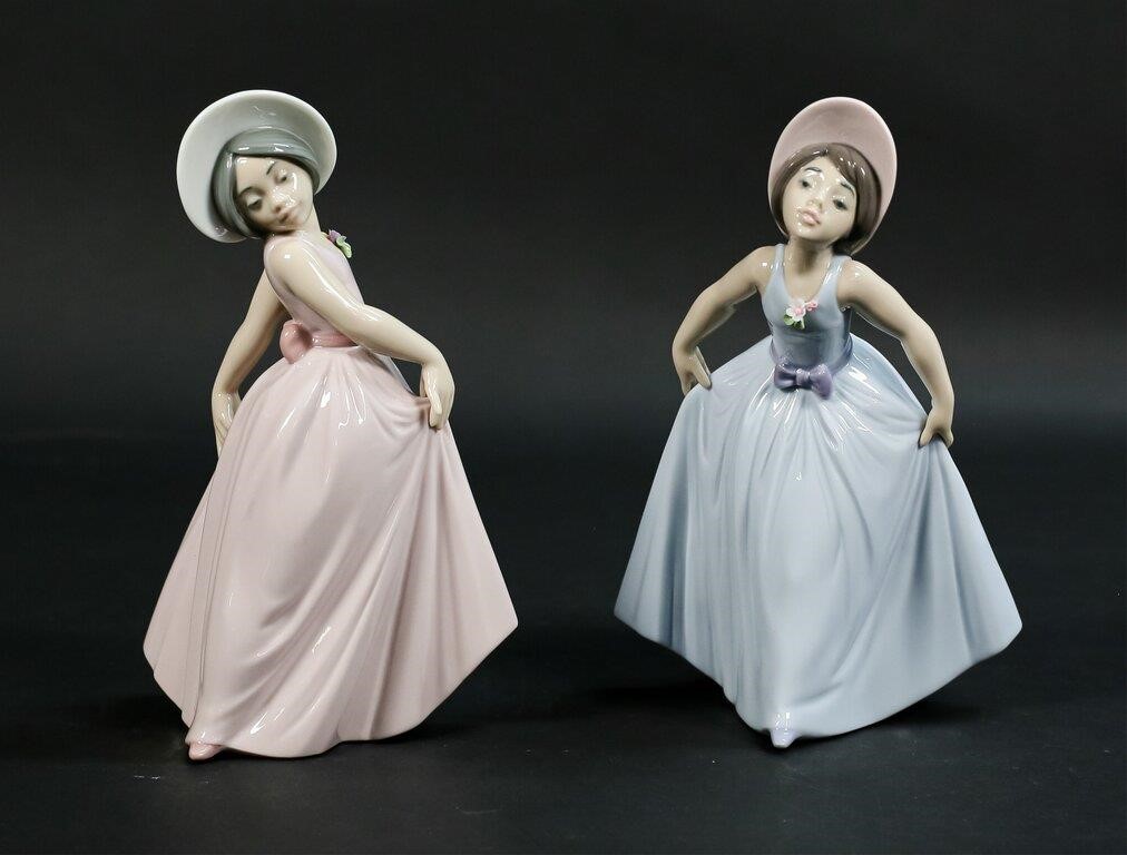 2 LLADRO FIGURINES DAISY & IRIS2