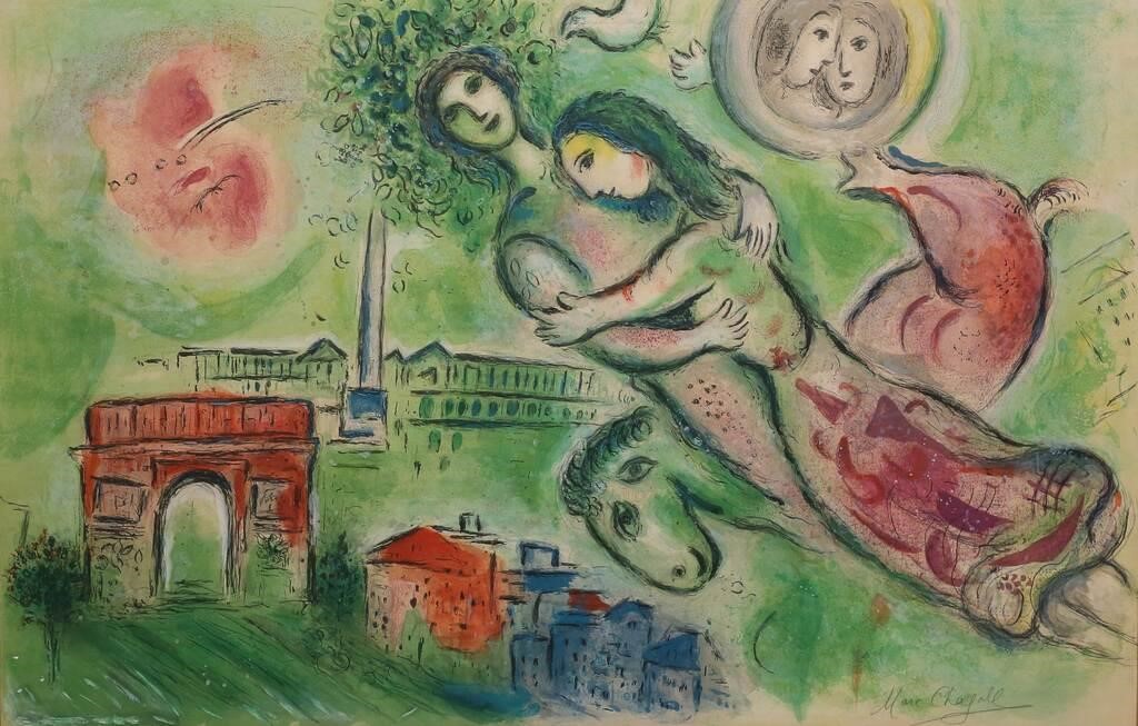 MARC CHAGALL LITHOGRAPH ROMEO &