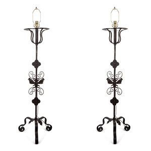 A Pair of Italian Wrought Iron 2a4a25