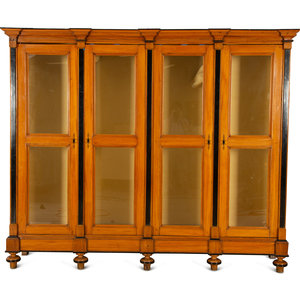 A Biedermeier Style Walnut Bookcase 19th 20th 2a4a53