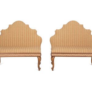 A Pair of Louis XV Style Upholstered 2a4a63