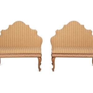 A Pair of Louis XV Style Upholstered 2a4a66