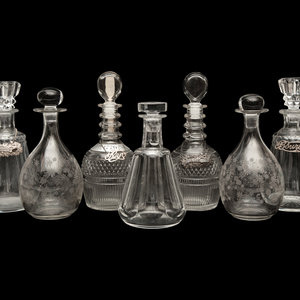A Group of Seven Decanters by Baccarat 2a4b22