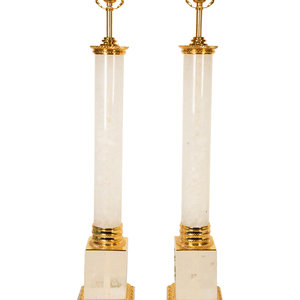 A Pair of Gilt Metal Mounted Rock 2a4b5b