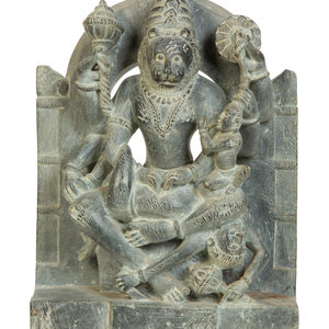 A Carved Stone Sculpture of Lord