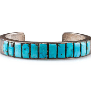 Navajo Silver and Turquoise Chanel