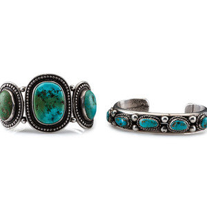 Navajo Silver and Turquoise Cuff 2a4c6f