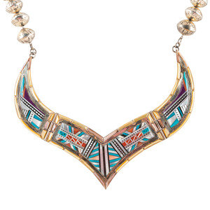 Zuni Sterling Silver and Mosaic