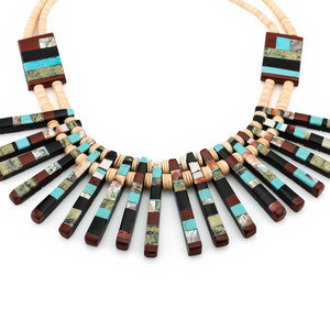 Kewa Mosaic Inlay Necklace
late