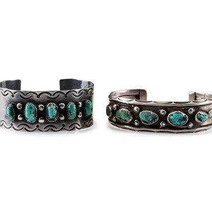 Navajo Silver and Turquoise Cuff 2a4d74