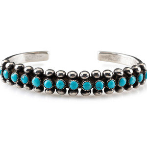 Navajo or Zuni Silver and Turquoise 2a4d8e