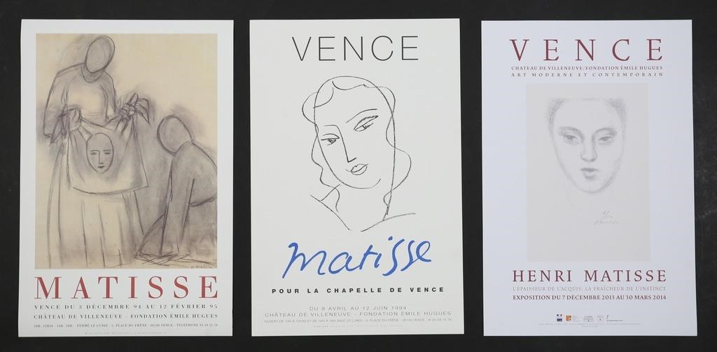 3 HENRI MATISSE FRENCH EXHIBITION 2a4f21