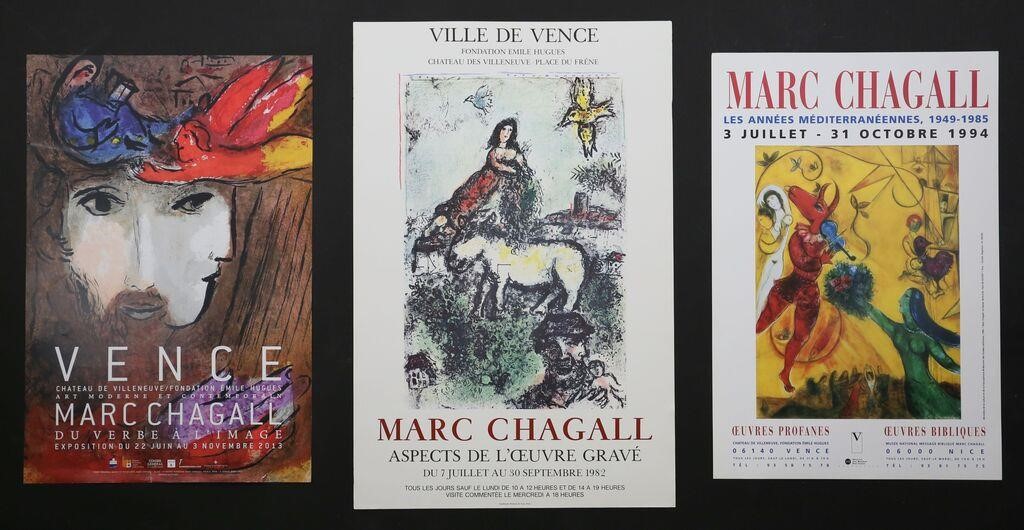 3 MARC CHAGALL FRENCH EXHIBITION 2a4f26