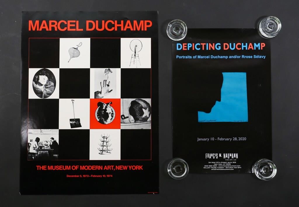 2 MARCEL DUCHAMP EXHIBITION POSTERSAfter 2a4f25