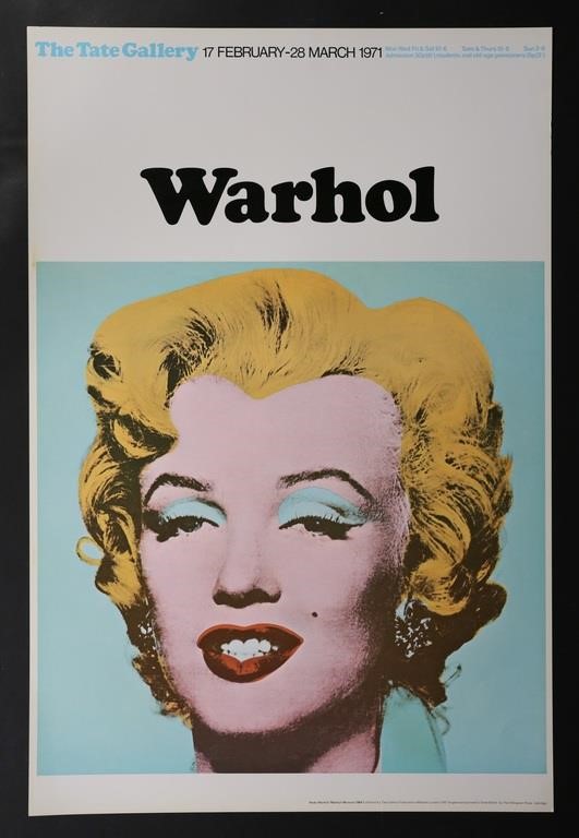 ANDY WARHOL TATE GALLERY EXHIBITION 2a50f7