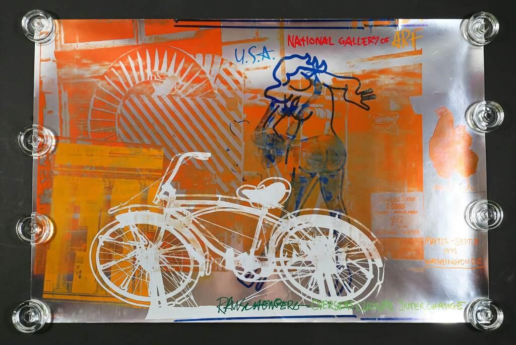 ROBERT RAUSCHENBERG SERIGRAPH ON FOIL