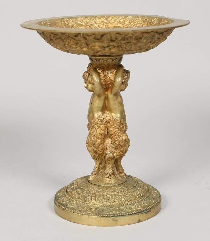 THEODORE BLARD GILT BRASS FIGURAL