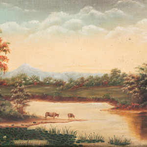 American School Late 19th Century Landscape 2a7b4c