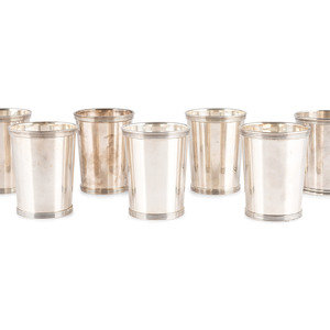A Group of Silver Julep Cups
International