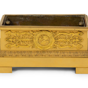 A French Empire Gilt Bronze Planter
19TH