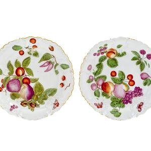 Two Chelsea Porcelain Deep Dish