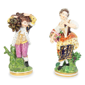 Two English Derby Porcelain Figures