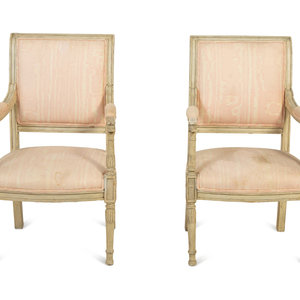 A Pair of Directoire Style Painted