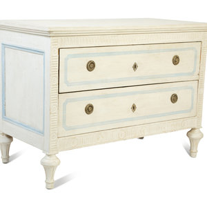 A Swedish Gustavian Style Painted 2a7c8c
