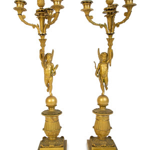 A Pair of Louis XVI Style Gilt
