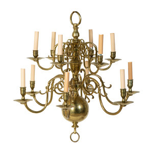 An American Brass Two Tier Twelve Light 2a7cdd