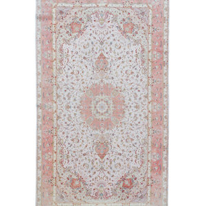 A Chinese Wool and Silk Rug of